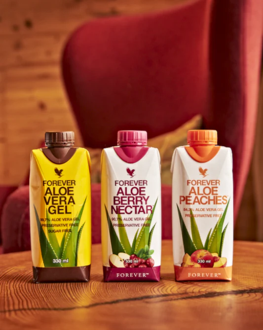 Aloe-Vera-Produkte von Forever Living